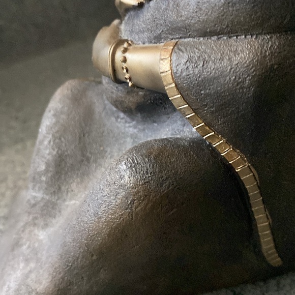 Vintage African mother and baby bronze statue figurine - Picture 17 of 17